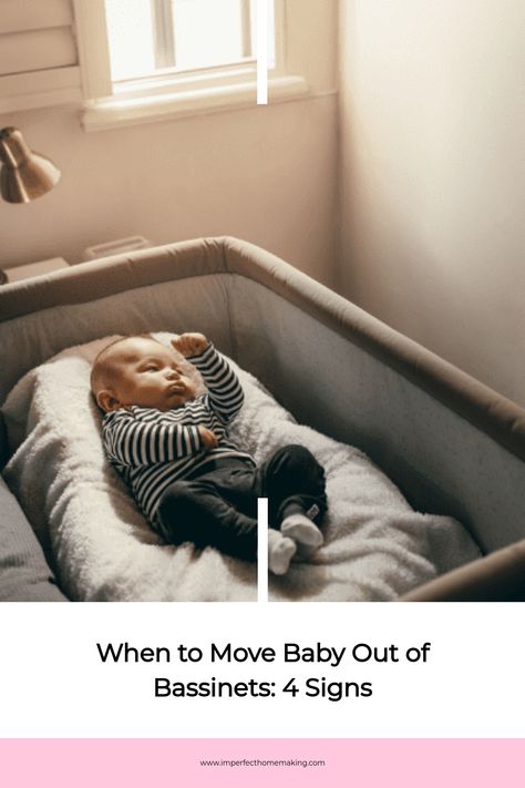 When to move baby out of bassinets? Watch for signs: mobility, cramped space, sleep disturbances, and more! #Parenting #Bassinets 6 Hours Of Sleep, Baby Bouncer, Trying To Sleep, Sleep Training, Baby Development, How To Stay Awake, Crib Mattress, Bottle Feeding, Breast Pumps