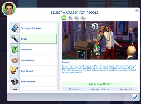 Singer Career - Mods - The Sims 4 - CurseForge Singer Career, Sims 4 Career Mods, Sims 4 Jobs, Cc Packs, Sims 4 Cas Mods, Free Sims 4, Free Sims, Medical Careers, Sims 4 Gameplay