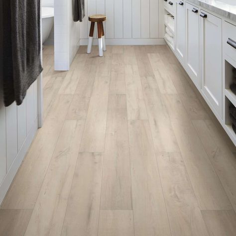 Coretec Plus Premium 7" Resilient - Pinnacle Oak Room Scene Image Shaw Flooring, Luxury Vinyl Tile Flooring, Lvp Flooring, Shaw Floors, Vinyl Tile Flooring, Oak Planks, Luxury Vinyl Plank Flooring, Durable Flooring, Luxury Vinyl Tile