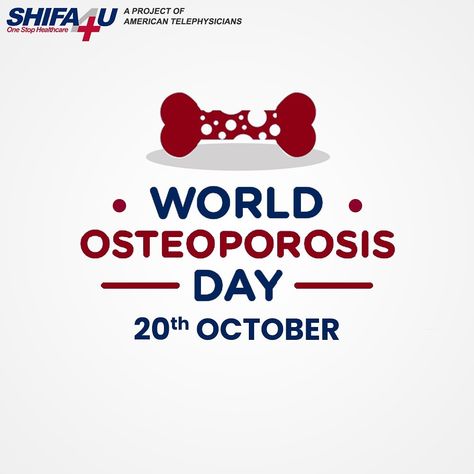 Today, on World Osteoporosis Day, the team at Shifa4U wants to celebrate every effort being made by doctors and patients to move towards stronger bone health! How strong are your bones? Register on www.shifa4u.com to book your bone density test TODAY! #osteoporosis #bonehealth #worldosteoporosisday World Osteoporosis Day Creative Ads, World Osteoporosis Day, Bone Density Test, Doctors And Patients, Strong Bones, Bone Density, International Day, Bone Health, Creative Ads