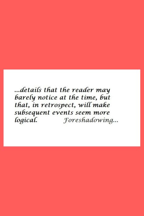 How to Use Foreshadowing in Your Fiction How To Foreshadow, Falling Into Place, Writing Room, Chef Kiss, Creative Writing Tips, Aspiring Writer, Persuasive Essays, Story Writer, Writing Crafts