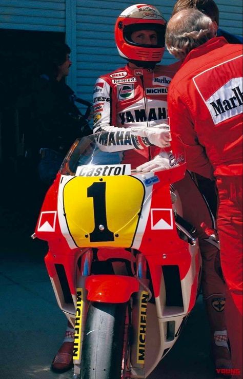 Eddie Lawson, Yamaha Racing, Motorcycle Racers, Grand Prix Racing, Men Are Men, Motorcycle Men, Yamaha Motorcycles, Yamaha Motor, Motorcycle Riders