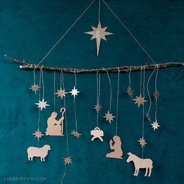 Juleverksted For Barn, Diy Nativity, Wreaths Ideas, Nativity Crafts, Christmas Nativity Scene, Noel Christmas, Christmas Wreaths Diy, Décor Diy, Christmas Advent