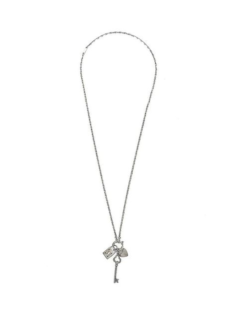 Saint Laurent Key Pendat Necklace Silver Necklaces, Saint Laurent, Silver Necklace, Necklaces, Key, Pendant Necklace, Pendant, Silver