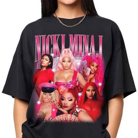 Nicki Minaj, Nicki Minaj T-shirt, Nicki Minaj Fan Nicki Minaj Shirt, Nicki Minaj Tour, Nicki Minaj Concert, Concert Gift, Shirt Designs For Men, Pink Friday, Crew Shirt, Tour Shirt, Retro Tshirt