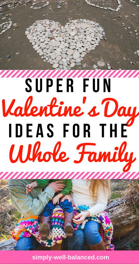 Tons of great ideas to celebrate Valentines Day all day with family | family valentine's day ideas | simply-well-balanced.com Diy Christmas Activities, Family Night Activities, Family Valentines, Valentines Date Ideas, Fun Valentines Day Ideas, Valentines Day Book, Family Valentines Day, Simple Activities, Valentines Day Date