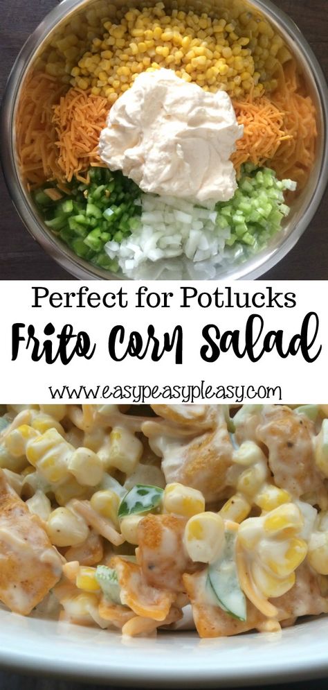 Frito Corn Salad, Easy Potluck Recipes, Potluck Salad, Easy Potluck, Potluck Side Dishes, Corn Salad Recipes, Potluck Dishes, Corn Salad, Potluck Recipes