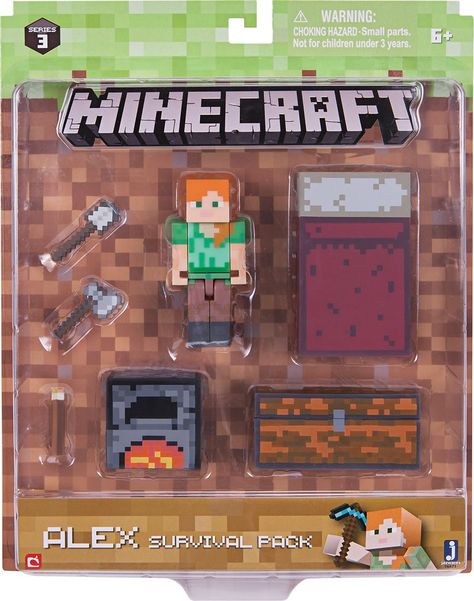 Minecraft Action Figures, Minecraft Bedroom Decor, Survival Pack, Toy Clutter, Minecraft Toys, Minecraft Bedroom, Minecraft Room, Minecraft Survival, Lego Minecraft