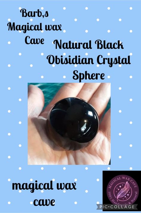 🖤Natural Black Obisidian Crystal Sphere 🖤 The black obsidian healing properties that are most prominent are its ability to cleanse and ground. It is rooted in the base chakras and has a strong connection to the earth. This makes it the perfect grounding force and is often used to achieve feng shui in homes. 25-50mm #barbsmagicalwaxcave #crystallove #crystalenergy #crystals Black Obsidian, Healing Properties, Crystal Sphere, Energy Crystals, Feng Shui, Chakra, Healing, Wax, Crystals