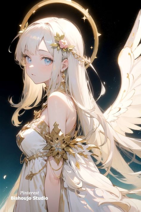 Goddess, angel, aesthetic anime art, character design inspiration, female model, kawaii waifu, artstation and pixiv artwork Character Design Inspiration Female, Characters From Movies, Smile Makeup, Art Character Design, Queen Anime, Angel Drawing, Popular Characters, Dance Outfit, Angel Aesthetic