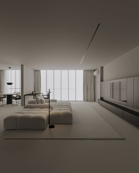 PIMA#38 #cgi #archviz #architecture #design #cg #ukraine #lviv Rooms Interior Design, Empty Rooms Interior, Minimal Interiors, Rooms Interior, Minimal House, Modern Living Room Interior, Living Interior, Minimal House Design, Empty Room