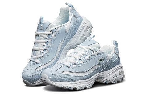 Skechers D'Lites 11930-LBLW Skechers D Lites, Stylish Sneakers, Personal Stylist, Perfect Pair, Running Shoes, Blue And White, Fashion Outfits, Running, My Style