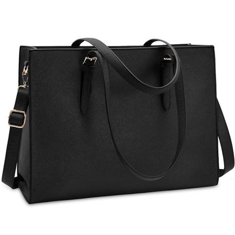 Laptop Bag for Women Waterproof Lightweight Leather 15.6 Inch Computer Computer Tote Bag, Tote Bag Business, Laptop Handbag, Shoulder Bags For School, Laptop Tote Bag, Large Leather Tote Bag, Laptop Bag For Women, Laptop Tote, Professional Bag