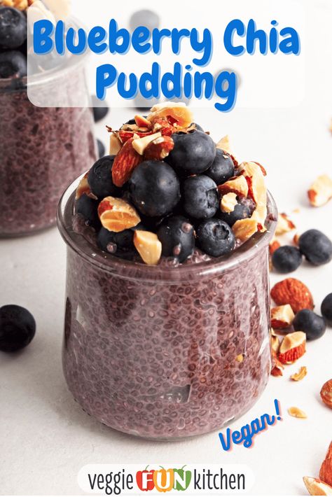 Blueberry Chia Seed Jam, Blueberry Chia Pudding, Pumpkin Chia Pudding, Blueberry Pudding, Cream Corn Casserole, Mango Chia Pudding, Vegan Blueberry, Gluten Free Vegan Recipes, Dairy Free Diet