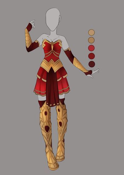 Outfit Drawings, Fire God, Superhero Suits, Dress Sketches, Dress Drawing, Outfit Design, Anime Dress, My Gallery, Fashion Design Drawings