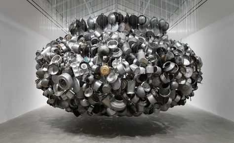 Subodh Gupta uncovers invisible realities at Hauser & Wirth | Wallpaper* Magazine Subodh Gupta, Kinetic Installation, Immersive Installation, Miniature Pottery, Painting Fashion, Making Connections, Wallpaper Magazine, Gothenburg, Bird Sculpture