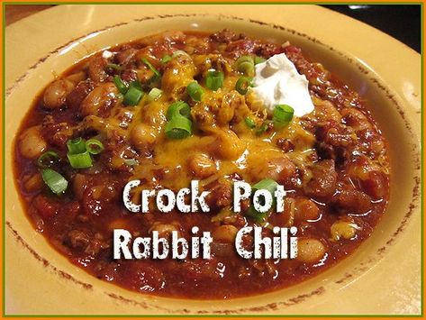 Crockpot Rabbit Recipe, Rabbit Recipe, Fried Rabbit, Casserole Crockpot Recipes, Rabbit Recipes, Rabbit Stew, Rabbit Dishes, Crockpot Chili, Cooking Chocolate