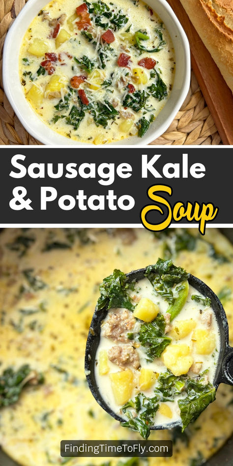 This flavorful soup is inspired by the famous Zuppa Toscana by Olive Garden. It's a one-pot meal that's easy to make and full of delicious Italian flavors. Made with sausage, bacon, kale, and potatoes, it's a comforting soup perfect for a weeknight meal. 
Zupa Toscana
Toscana Recipe
Sausage Soup Recipes
Toscana Soup
Sausage Soup
Easy Soups
Best Soup Recipes
Kale And Potatoes
Kale Potato Soup
Olive Garden Zuppa
Bacon Kale
Kale Soup Recipes
Olive Garden Zuppa Toscana
Sausage And Kale Soup Olive Garden Kale Soup, Mississippi Pork Roast, Sausage Potato Kale Soup, Kale And Potato Soup, Kale Potato Soup, Sausage Potato Soup, Kale Soup Recipes, Sausage And Kale Soup, Toscana Recipe