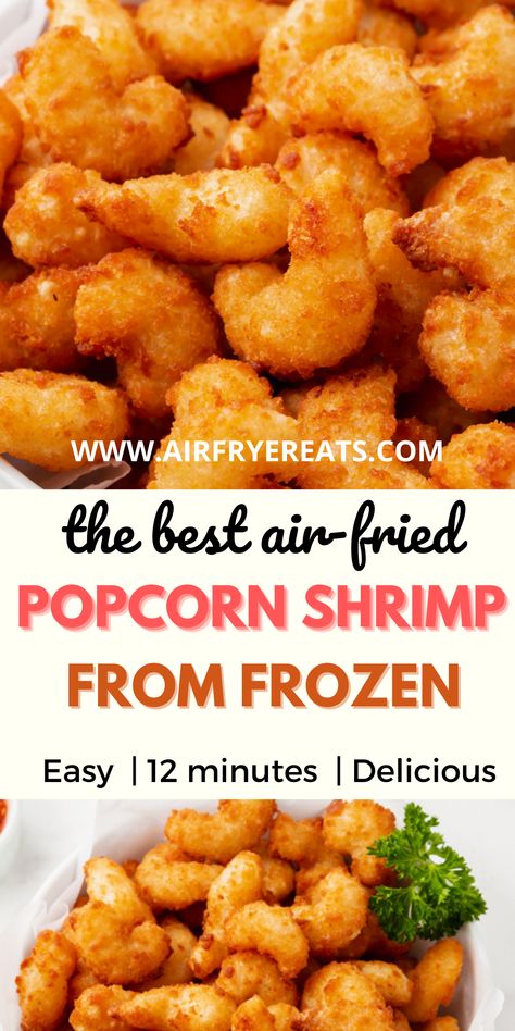 Frozen Popcorn Shrimp In Air Fryer, Popcorn Shrimp Air Fryer, Frozen Shrimp In Air Fryer, Popcorn Shrimp Recipe, Shrimp In The Air Fryer, Crock Pot Shrimp, Air Fryer Popcorn, Cooking Popcorn, Frozen Popcorn