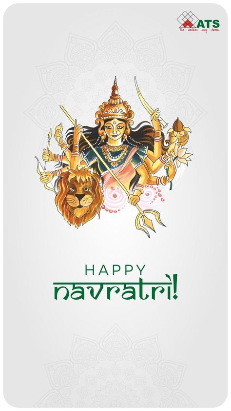 ATS Group wishes a very Happy Navratri to you and your family. May Goddess Durga bless you with happiness and prosperity. #WelcomeHomeToATS #ATS #ATSInfrastructure #HappyNavaratri Navaratri Images, Navratri Wishes Images, Happy Navratri Wishes, Chaitra Navratri, Navratri Wishes, Instagram Profile Pic, Holi Wishes, Diwali Decorations At Home, Happy Navratri Images