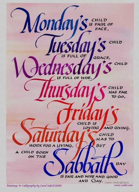 monday | The English Word of the Day: Monday Mondays Child Poem, Mondays Child, Monday's Child, Childrens Poems, Kids Poems, Monday Quotes, Online Blog, Monday Motivation, How To Be Outgoing