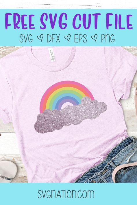 Best Cricut Machine, Free Svg Downloads, Cricut Cuttlebug, Free Svg Files For Cricut, Rainbow Svg, Free Svgs, Glitter Heat Transfer Vinyl, Svg Downloads, Free Svg Files