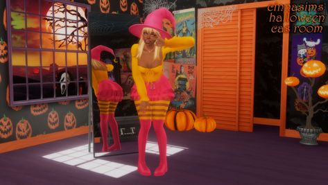 ♡ simblreen gift - halloween cas background ♡ | cinnasims on Patreon Cas Room, Sims 4 Cas Background, Cas Background, The Sims 4 Pc, Sims 4 Anime, Sims House Plans, Sims 4 Mods Clothes, Sims 4 Cas, Sims 4 Game