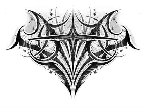 Neck Tattoo Designs Men, Dark Neck Tattoo, Dragon Tattoo Vector, Front Neck Tattoo, Tattoos Masculinas, Symmetrical Tattoo, Dove Tattoo Design, Dark Lettering, Throat Tattoo