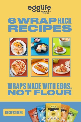 Recipes With Egg Wraps, Recipe Using Egg Whites, Egg White Wraps, Egg Whites Wrap, Specialty Sandwiches, Digital Cookbook, Recipe Hacks, Bariatric Friendly Recipes, Egg Wrap