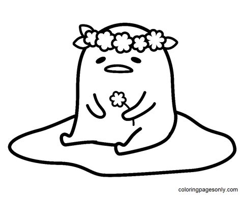 Sanrio Characters Coloring Pages Free Printable, Gudetama Coloring Pages, Sanrio Colouring, Gudetama Party, Coloring Pages Funny, Funny Coloring Pages, Sanrio Coloring, Chibi Coloring Pages, Monster Truck Coloring Pages