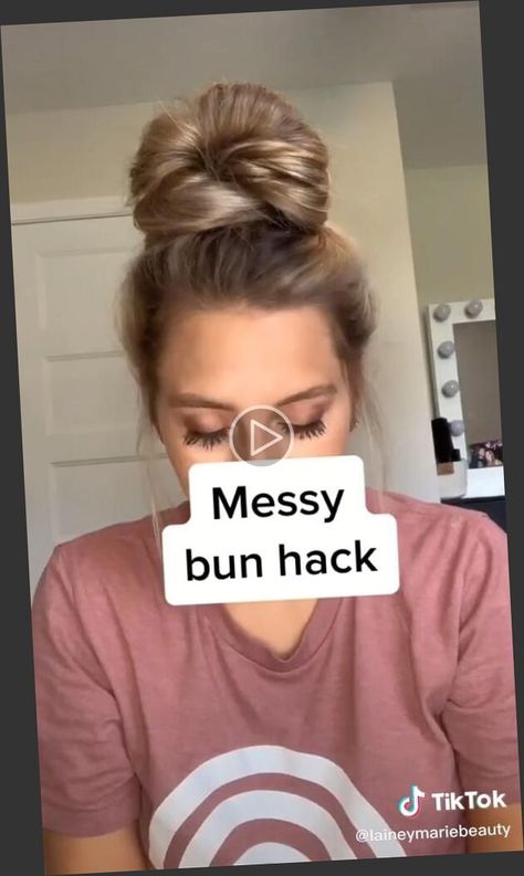 ✓✓✓messy bun with straight hair |perfect big messy bun| classy messy bun |AMAZING HAIR TUTORIAL |Easy Hairstyle | messy bun tutorials | Messy bun 4 li..?