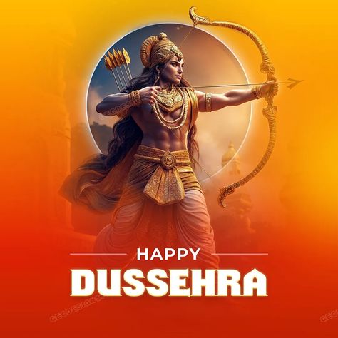 Happy Dussehra 2024, Vijayadashami wishes with Lord Ram HD image Dussehra 2024, Vijayadashami Wishes, Lord Ram Image, Dussehra Wallpapers, Dussehra Images, Gradient Image, 2024 Wallpaper, Yoga Images, Lord Ram