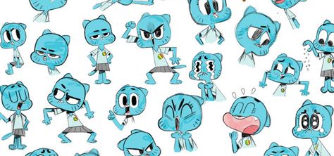 ‘Gumball’ Creator Ben Bocquelet To Headline Pictoplasma NYC Cartoon Network Studios, Cartoon Network Characters, Expression Sheet, Cartoon Expression, Amazing World Of Gumball, Character Model Sheet, Model Sheet, Whatsapp Wallpaper, 캐릭터 드로잉