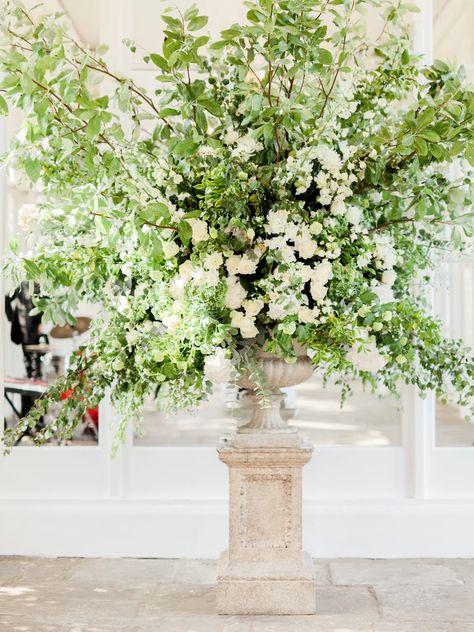 Ceremony Aisle Decor, Urn Arrangements, Mykonos Wedding, All For Love, Flower Urn, Ceremony Aisle, Wedding Reception Design, Love London, Church Flowers