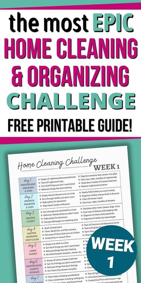 1 Week House Cleaning Plan, Apartment Cleaning Checklist, Cleaning Checklist Printable Free, Spring Cleaning Checklist Printable, Systems For Home, Cleaning Plan, Household Cleaning Schedule, Decluttering Checklist, Spring Organization