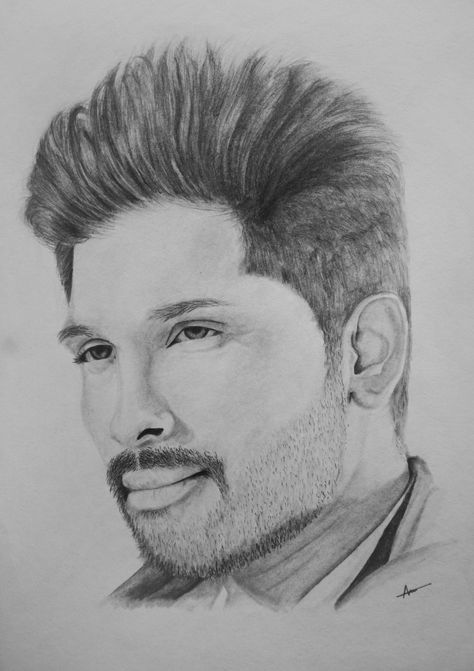 Allu Arjun pencil sketch  Click the link for the full video Allu Arjun Sketch, Allu Arjun Drawing, Celebrity Sketch, Sketches Practice, Celebrity Sketches, Kali Picture, Batman Art Drawing, Hoodie Zumiez, Best Drawing Ideas