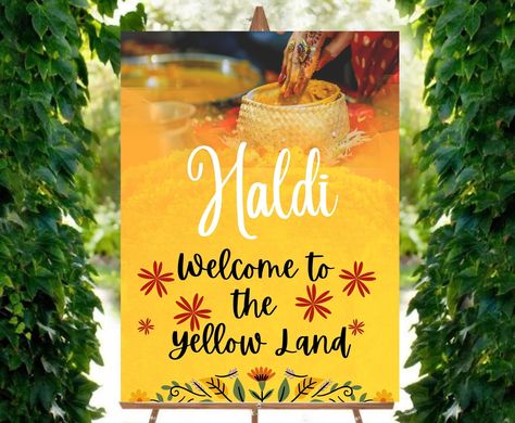 Wedding Entry Board, Indian Haldi Decor, Wedding Entry, Haldi Decor, Entry Signs, Welcome Boards, Sign Board, Wedding Welcome Signs, Wedding Welcome