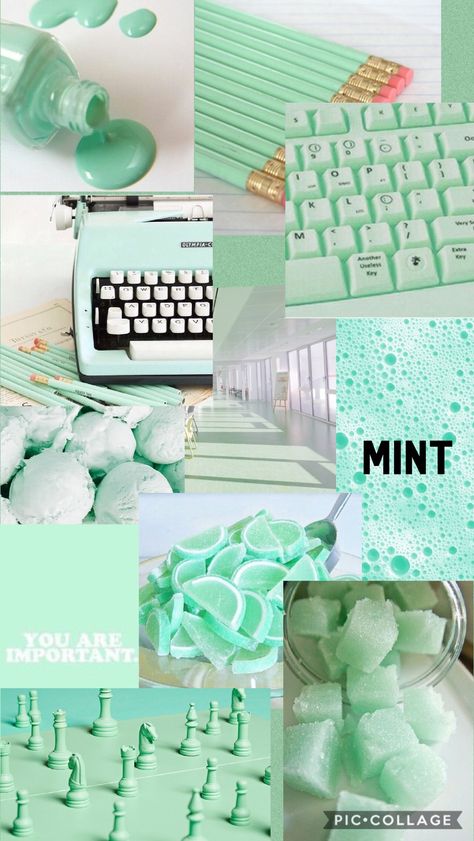 Aesthetic Wallpaper Mint Green, Green Wallpaper With Quotes, Wallpaper Mint Green, Palm Tree Iphone Wallpaper, Wallpaper Mint, Wallpaper With Quotes, Mint Green Wallpaper Iphone, Iphone Aesthetic Wallpaper, Mint Aesthetic