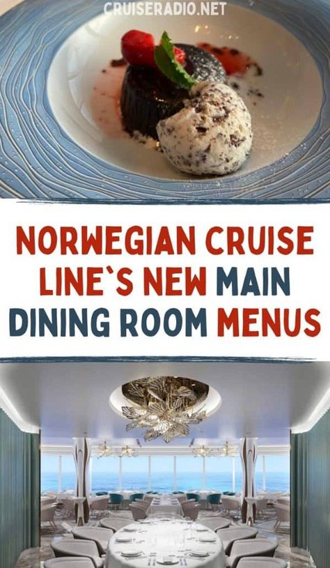 norwegian cruise line main dining room menus Cruise Food Buffet, Norweigen Cruise, Norwegian Viva, Norwegian Bliss, Norwegian Sky, Norwegian Pearl, Norwegian Escape, Main Dining Room, Creamed Corn Recipes