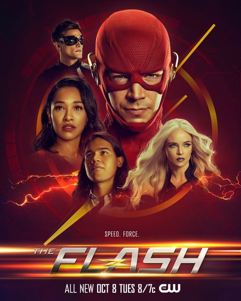 NEW!!! Poster from The Flash Season 6 Eobard Thawne, Iris West Allen, Candice Patton, Flash Tv Series, The Flash Season, Danielle Panabaker, Free Tv Shows, Univers Dc, Fastest Man