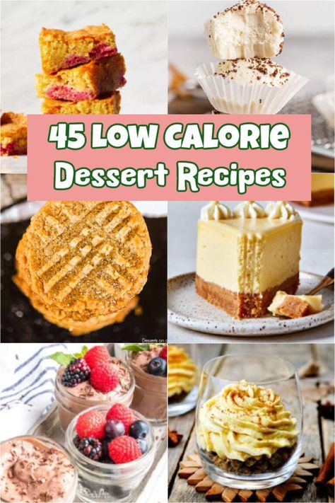 Low Calorie Desserts - 45 Low Calorie Dessert Recipes Low Calorie Dessert Recipes, Low Calorie Banana Bread, Low Calorie Cheesecake, Low Calorie Brownies, Pumpkin Cookies Healthy, Greek Yogurt Cake, Healthy Apple Crumble, Vegan Chocolate Pudding, Low Calorie Chocolate