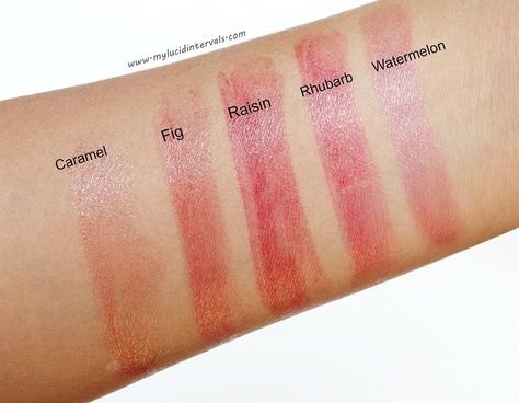 Tinted Lip Balm Swatches, Burt's Bees Lip Shimmer, Lip Tint Colors, Burts Bees Lip Balm, Burts Bees Lip, Natural Glowy Makeup, Lipstick Stain, Lip Swatches, Lips Shades