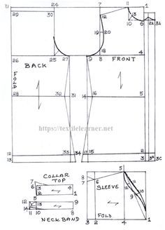 Drafting of Fashionable Men’s Short Sleeve Shirt - Textile Learner Basic Shirts Pattern, Sleeve Shirt Outfit, Mens Jacket Pattern, Mens Shirt Pattern, Pattern Drafting Tutorials, Sewing Men, Mens Sewing Patterns, Shirt Collar Pattern, T Shirt Sewing Pattern