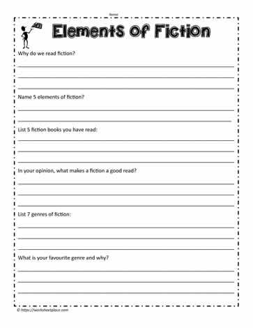 Elements of Fiction Worksheet Genre Lessons, Fiction Vs Nonfiction, Elements Of Fiction, Story Elements Worksheet, Graphing Linear Inequalities, Counting Money Worksheets, Trigonometry Worksheets, Graphing Linear Equations, Cursive Writing Worksheets