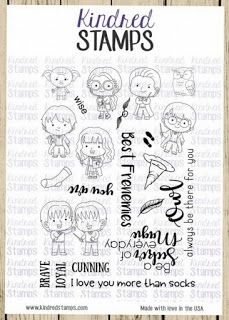 Clownmom Creations: Kindred Stamps Students of Magic Kindred Stamps, Interactive Cards, Digi Stamp, Magic School, Card Envelopes, Love You More Than, Digital Stamps, Paper Craft Projects, Patterned Paper