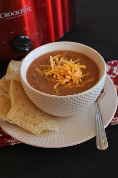 Refried Bean Soup - Lynn's Kitchen Adventures