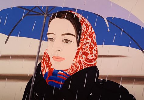 Alex Katz, Blue Umbrella, Limited Edition Art Print, Portrait Artist, Western Art, Art Movement, Abstract Artists, Figurative Art, Art World