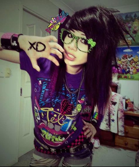 Scene Zombie, Black Scene Kid, Scene Kid Aesthetic, Scene Kid Outfits, Black Scene, Modern Scene, Scene Queen, Scene Core, Kandi Kid