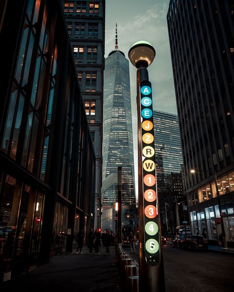 If I’m walking down Fulton street to head to the train station then I’m not going in without taking this photo first. I don’t care how many… | Instagram Adobe Presets, Nyc Architecture, Fulton Street, One World Trade Center, Evening Light, World Trade Center, The Train, Train Station, How Many