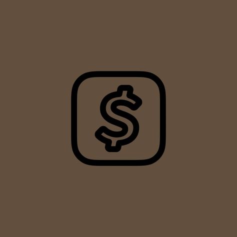 Icon cashapp brown Cashapp Icon, Brown App Icons, Aesthetic Iphone, Brown Aesthetic, Iphone Background, App Icon, Wallpapers, Collage, Iphone